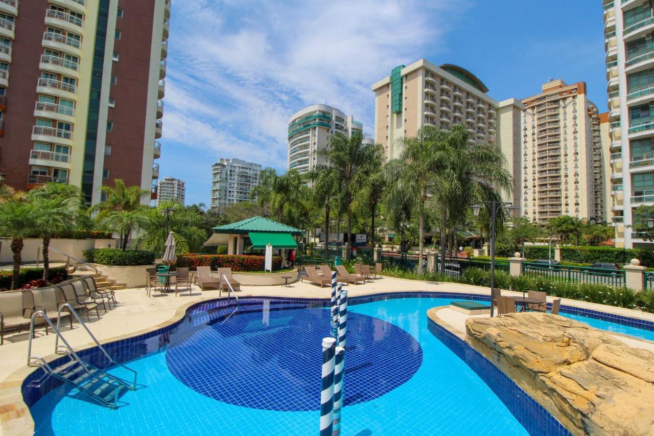 Barra Da Tijuca - 508 - De Frente Para Maravilhosa Piscina - Estacionamento Gratuito - Academia Comphania Atletica - Balsa Para Praia Gratis - Microondas - Geladeira Grande - Recepcao 24Horas - Wi-Fi - Com Pia Río de Janeiro Exterior foto