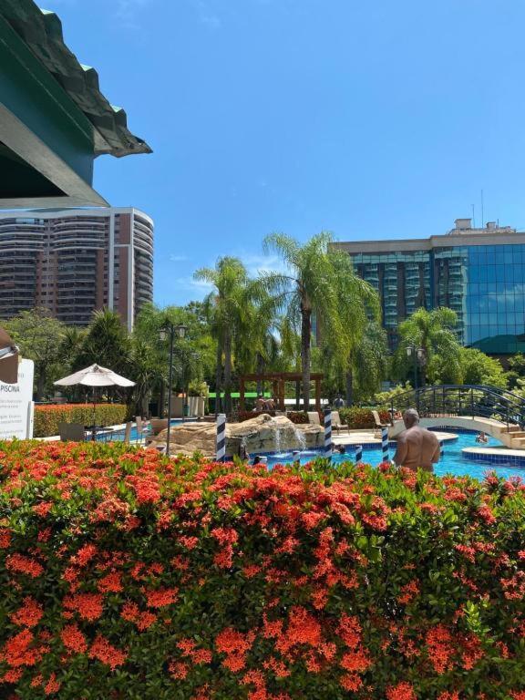 Barra Da Tijuca - 508 - De Frente Para Maravilhosa Piscina - Estacionamento Gratuito - Academia Comphania Atletica - Balsa Para Praia Gratis - Microondas - Geladeira Grande - Recepcao 24Horas - Wi-Fi - Com Pia Río de Janeiro Exterior foto